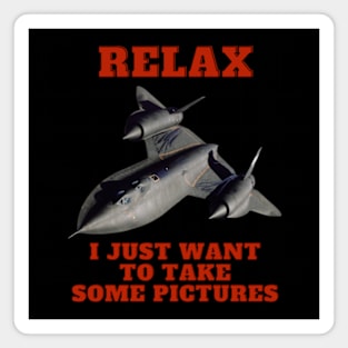 SR-71 Blackbird Magnet